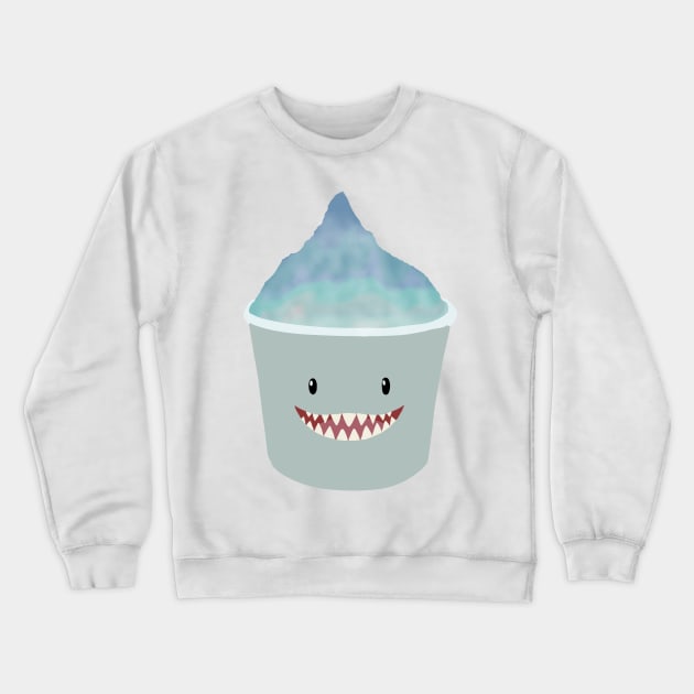 Hawaiian shaved ice shark Crewneck Sweatshirt by Becky-Marie